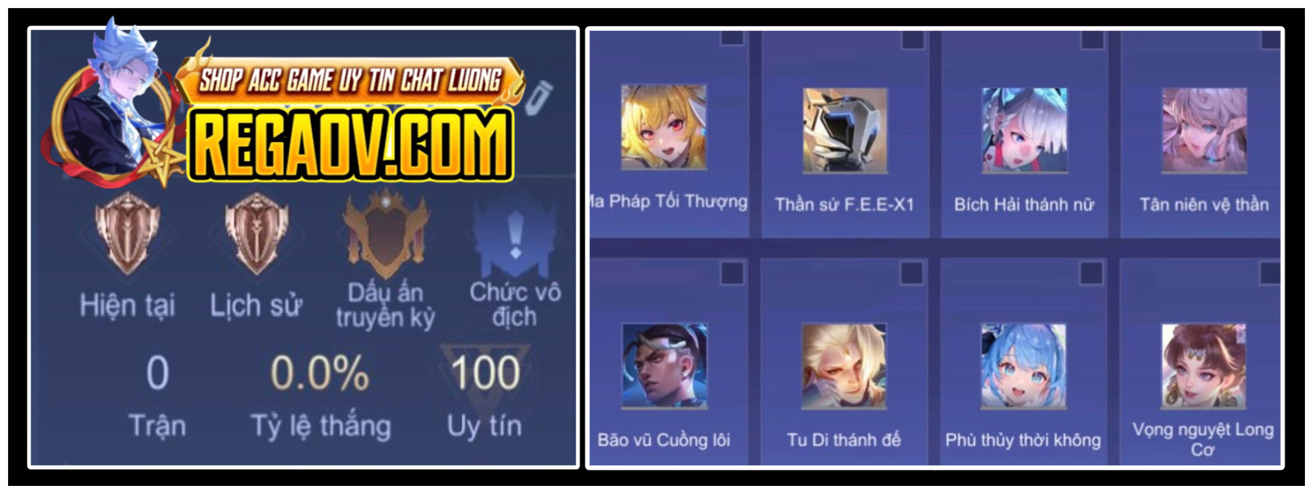 ACC REG SKIN 3S TỰ CHỌN